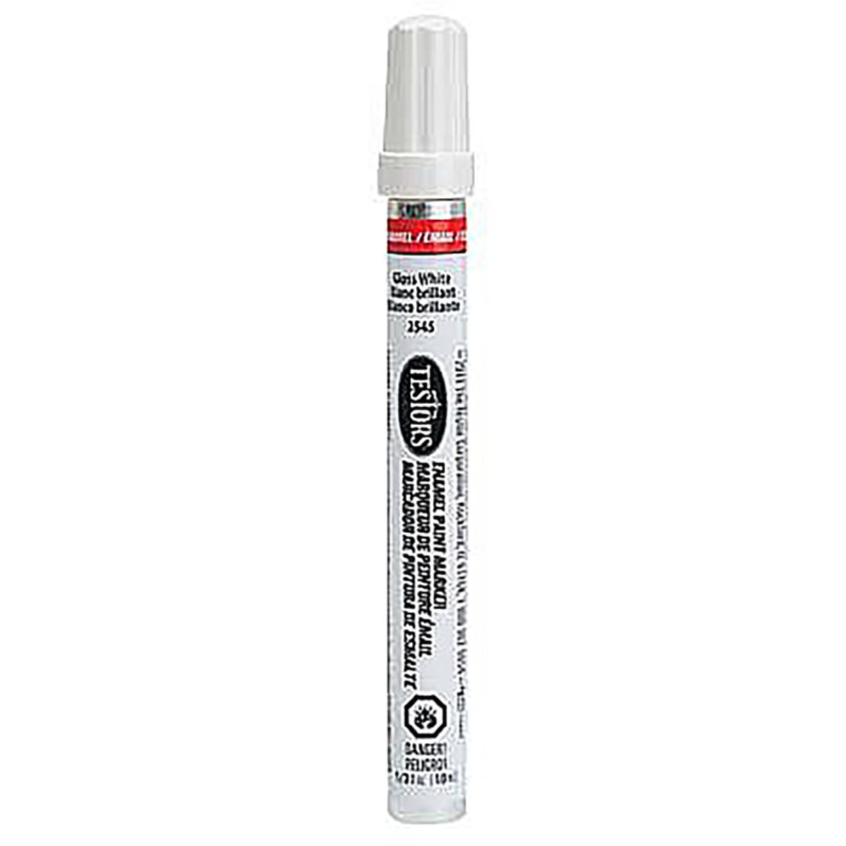 Testors Gloss White Enamel Paint Marker 0.33 oz