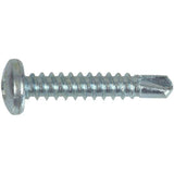 Hillman No. 8-18 X 1-1/2 in. L Phillips Pan Head Self- Drilling Screws 100 pk
