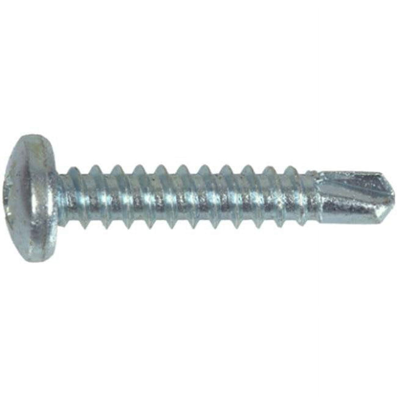 Hillman No. 8-18 X 1-1/2 in. L Phillips Pan Head Self- Drilling Screws 100 pk