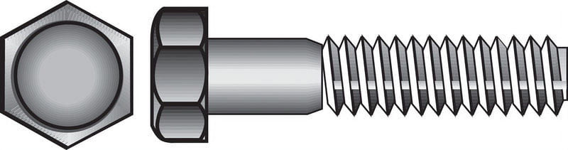 Hillman 1/2 in. D X 3-1/2 in. L Hot Dipped Galvanized Steel Hex Bolt 25 pk