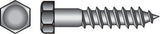 Hillman 5/16 in. X 2-1/2 in. L Hex Hot Dipped Galvanized Steel Lag Screw 100 pk