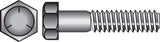 Hillman 5/8 in. D X 2-1/2 in. L Heat Treated Zinc Steel Hex Head Cap Screw 25 pk