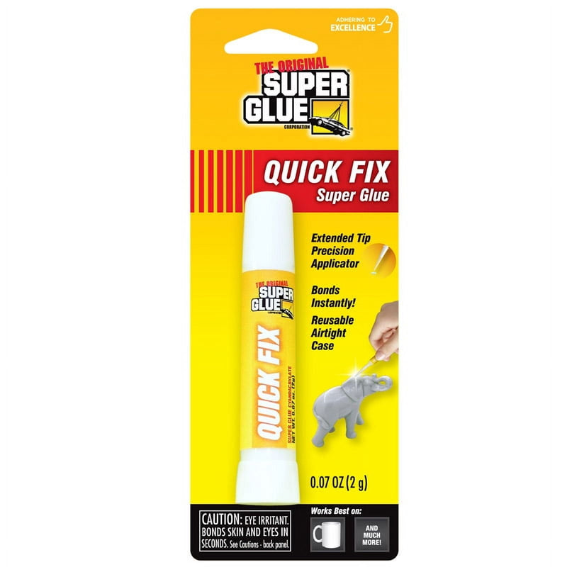 The Original Super Glue Quick Fix High Strength Cyanoacrylate All Purpose Super Glue 0.07 oz