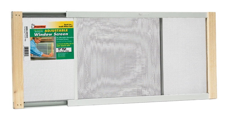 Frost King WB Marvin 19 33 in. W in. Steel Adjustable Window Screen