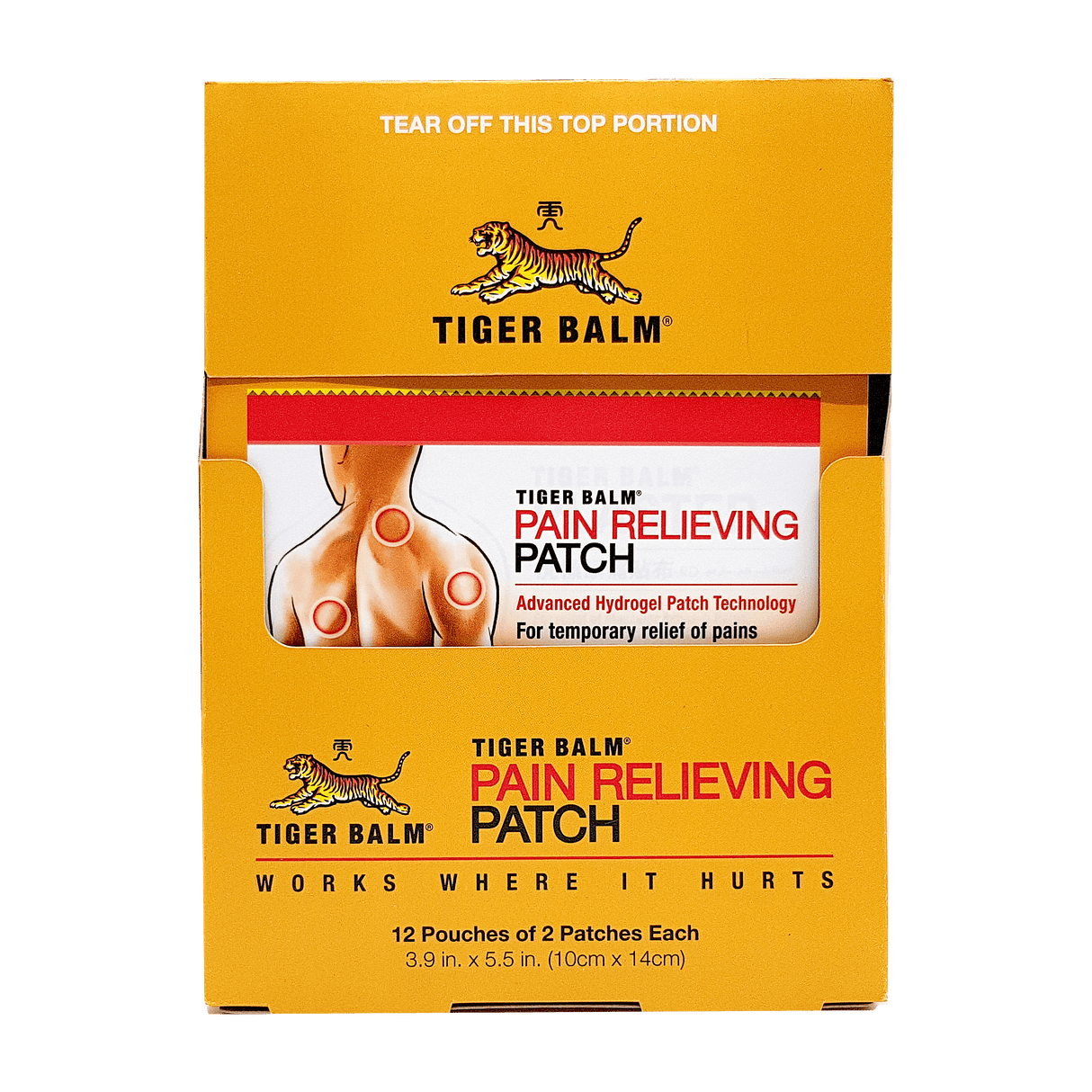 Tiger Balm Large Pain Relief Patch 1 pk