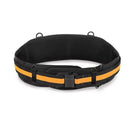 ToughBuilt Polyester Heavy Duty Padded Belt with Back Support 4.25 in. L X 13.5 in. H Black/Orange O