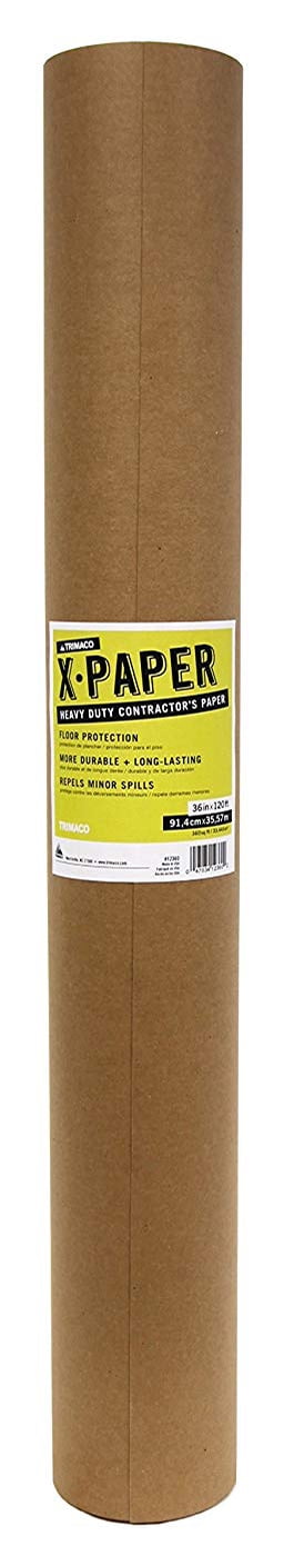 Trimaco X-Paper Floor Protector Paper 36 in. W X 120 ft. L Paper Brown 1 pk