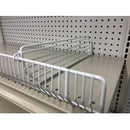 White Steel Shelf Divider 3 in. H X 13 in. L 20 pk