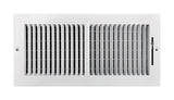 Tru Aire 6 in. H X 14 in. W 2-Way Powder Coat White Steel Wall/Ceiling Register