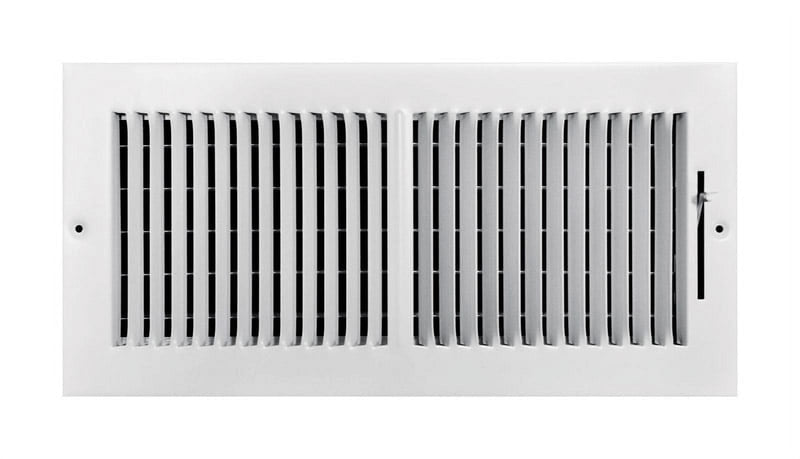 Tru Aire 6 in. H X 14 in. W 2-Way Powder Coat White Steel Wall/Ceiling Register
