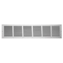 Tru Aire 6 in. H X 30 in. W 1-Way Powder Coat White Steel Return Air Grille