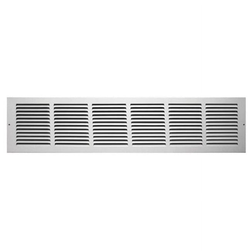 Tru Aire 6 in. H X 30 in. W 1-Way Powder Coat White Steel Return Air Grille