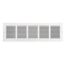 Tru Aire 6 in. H X 24 in. W 1-Way Powder Coat White Steel Return Air Grille