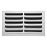 Tru Aire 8 in. H X 14 in. W 1-Way Powder Coat White Steel Return Air Grille