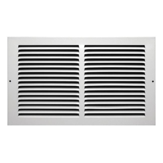 Tru Aire 8 in. H X 14 in. W 1-Way Powder Coat White Steel Return Air Grille