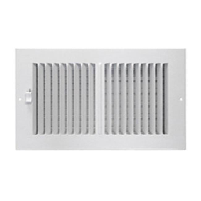 Tru Aire 8 in. H X 14 in. W 2-Way Powder Coat White Steel Wall/Ceiling Register