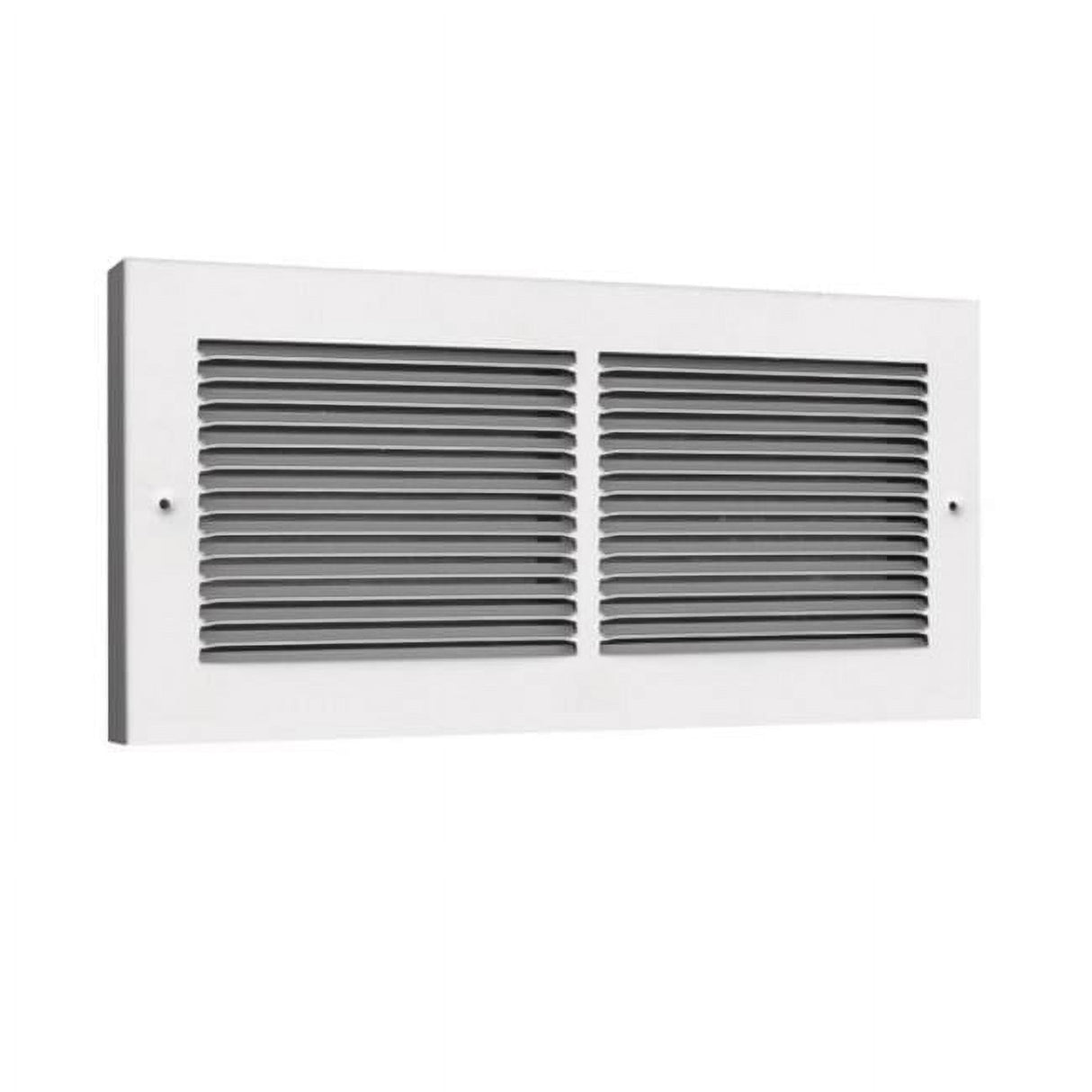 Tru Aire 6 in. H X 24 in. W 1-Way Powder Coat White Steel Floor Baseboard Register