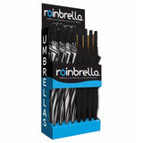 True Grip Black/White 52 in. D Golf Umbrella