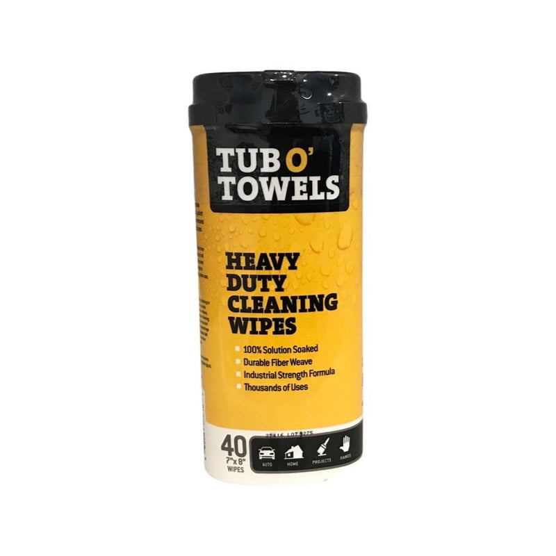 Tub O' Towels Fiber Weave Cleaning Wipes 8 in. W X 7 in. L 40 pk