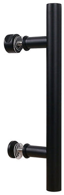 National Hardware Madison Matte Black Steel Pull Handle 1 pc