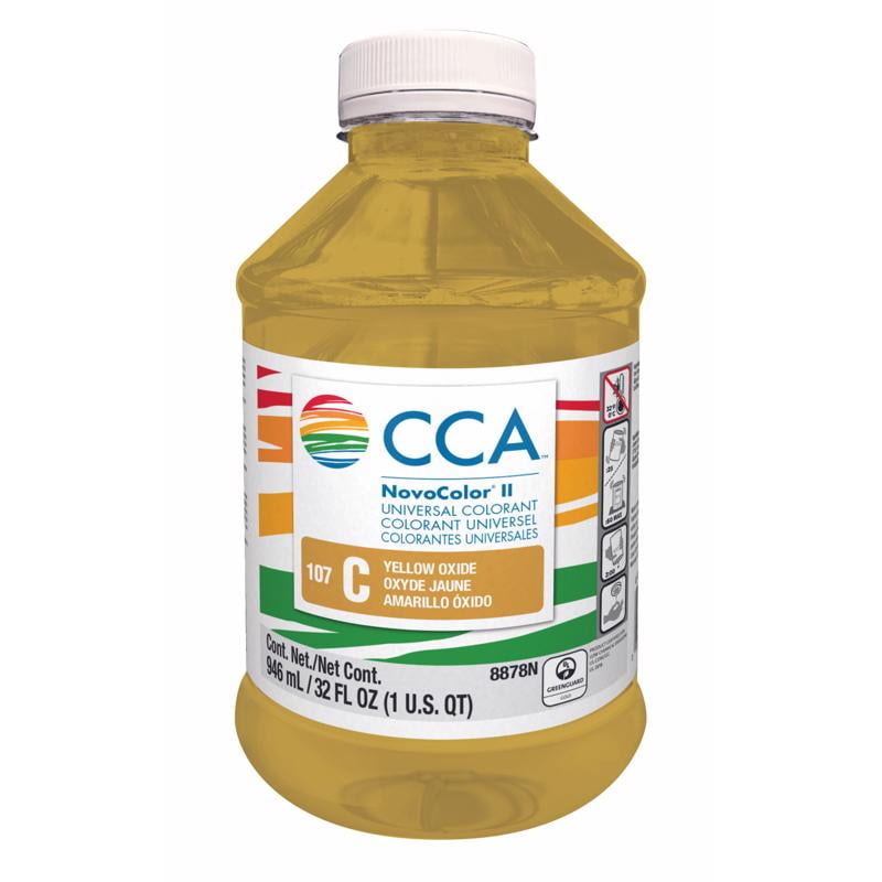 CCA NovoColor II Yellow Oxide Paint Colorant 1 qt