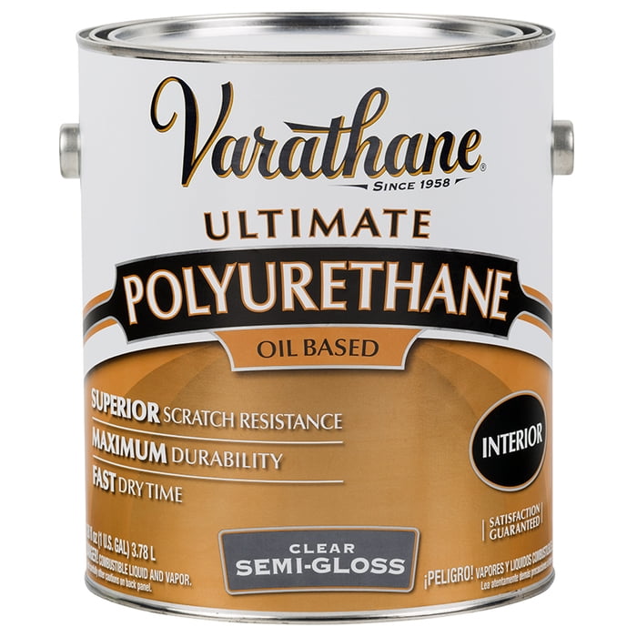 Varathane Premium Semi-Gloss Clear Oil-Based Polyurethane 1 gal