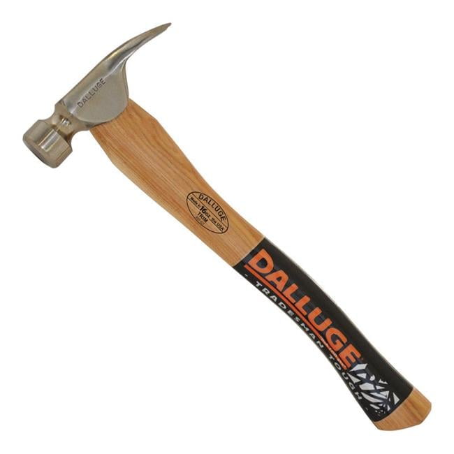 Vaughan Dalluge 16 oz Smooth Face Trim Hammer 14 in. Hickory Handle