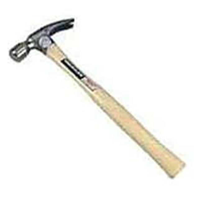 Vaughan 24 oz Milled Face Framing Hammer 17 in. Hickory Handle