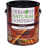 Vermont Natural Coatings PolyWhey Gloss Clear Water-Based Furniture Finish 1 gal