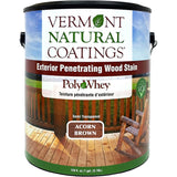Vermont Natural Coatings PolyWhey Semi-Transparent Matte Acorn Brown Water-Based Penetrating Waterbo