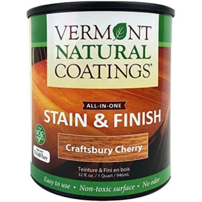 Vermont Natural Coatings PolyWhey Semi-Transparent Satin Craftsbury Cherry Water-Based Whey Protein