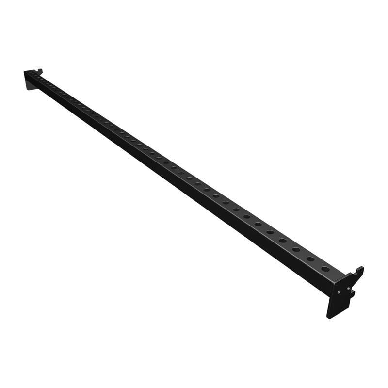 Black Metal Crossbar 2.375 in. H X 2.25 in. W X 48 in. L