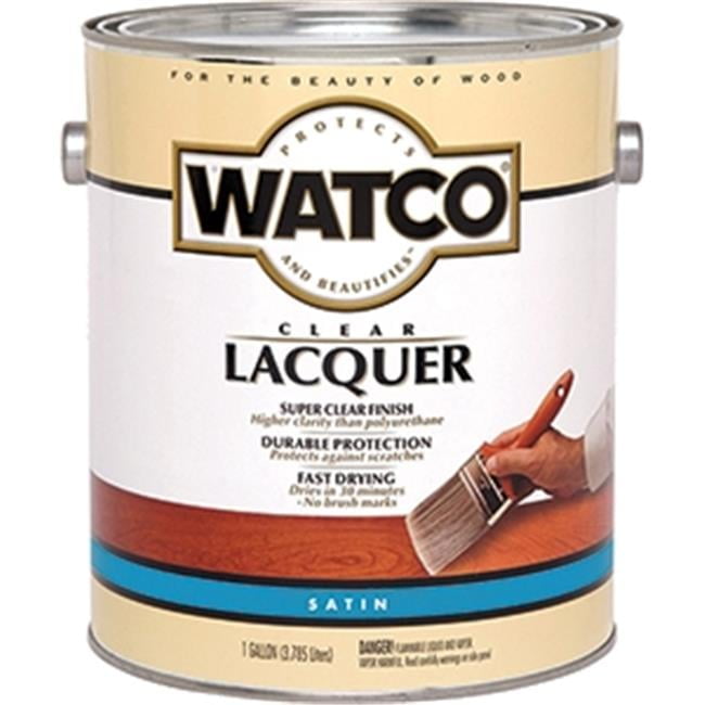 Watco Satin Clear Oil-Based Alkyd Wood Finish Lacquer 1 gal