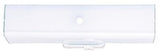 Westinghouse White 2 lights Incandescent Bathroom Channel Fixture Wall Mount