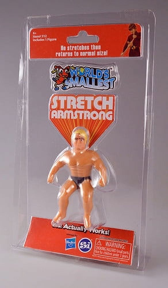 Super Impulse Worlds Smallest Stretch Armstrong Rubber Multicolored