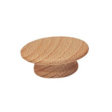 Waddell Traditional Round Furniture Knob 1-1/2 in. D .5 in. Unfinished 2 pk