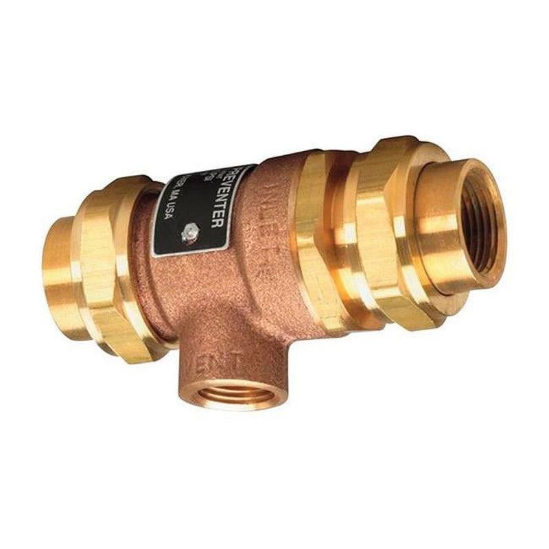 Watts 1/2 in. D X 1/2 in. D Brass Double Check Valve