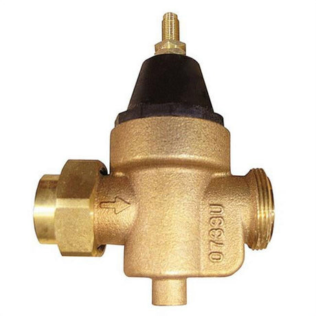 Watts 3/4 in. Female Threaded Union Bronze Water Pressure Reducing Valve 3/4 in. FNPT 1 pc