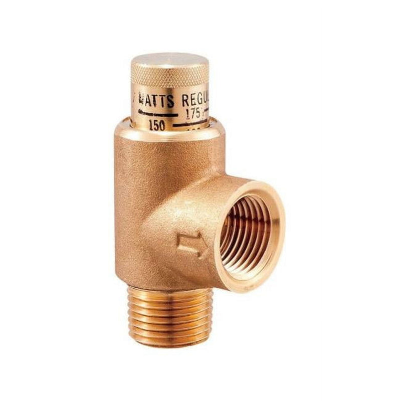 Watts 3/4 in. MNPT Brass Calibrated Pressure Relief Valve 3/4 in. FNPT 1 pc