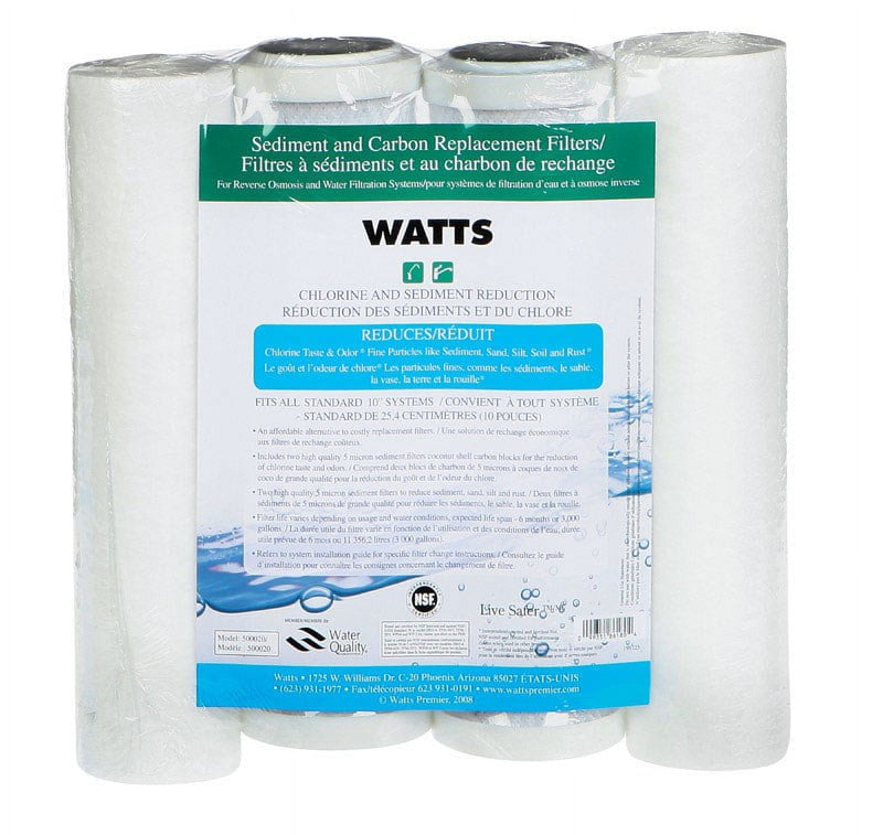 Watts Under Sink Replacement Water Filter