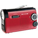 WeatherX 3000 lm Red LED Weather Alert Radio Flashlight AA Battery