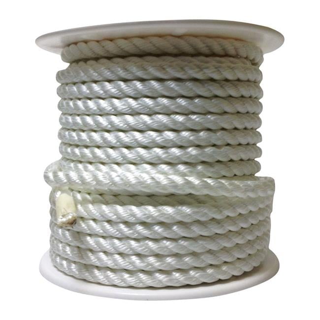 Wellington 5/8 in. D X 140 ft. L White Twisted Nylon Rope