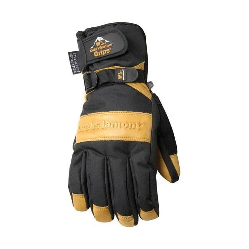 Wells Lamont L Cowhide Leather Winter Black Gloves