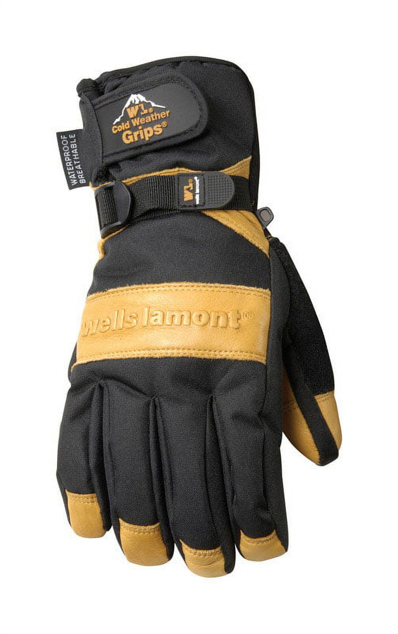 Wells Lamont XXL Cowhide Leather Winter Black Gloves