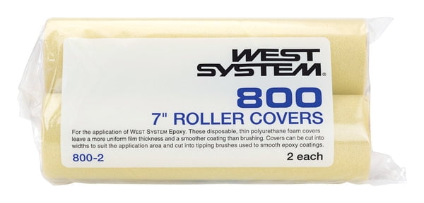 West System Polyurethane Foam 7 in. W Mini Paint Roller Cover 2 pk