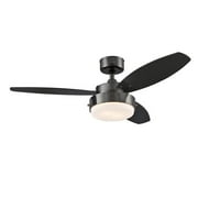 Westinghouse Alloy 42 in. Gun Metal Black LED Indoor Ceiling Fan