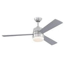 Westinghouse Brinley 52 in. Brushed Nickel Silver LED Indoor Ceiling Fan