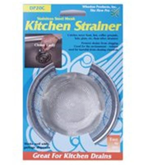 Whedon Drain protector 4-1/2 in. D Chrome Stainless Steel Mesh Strainer