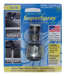 Whedon Super Spray Dual Thread 15/16 in.- 27M x 55/64 in.-27F Chrome Swivel Sprayrator