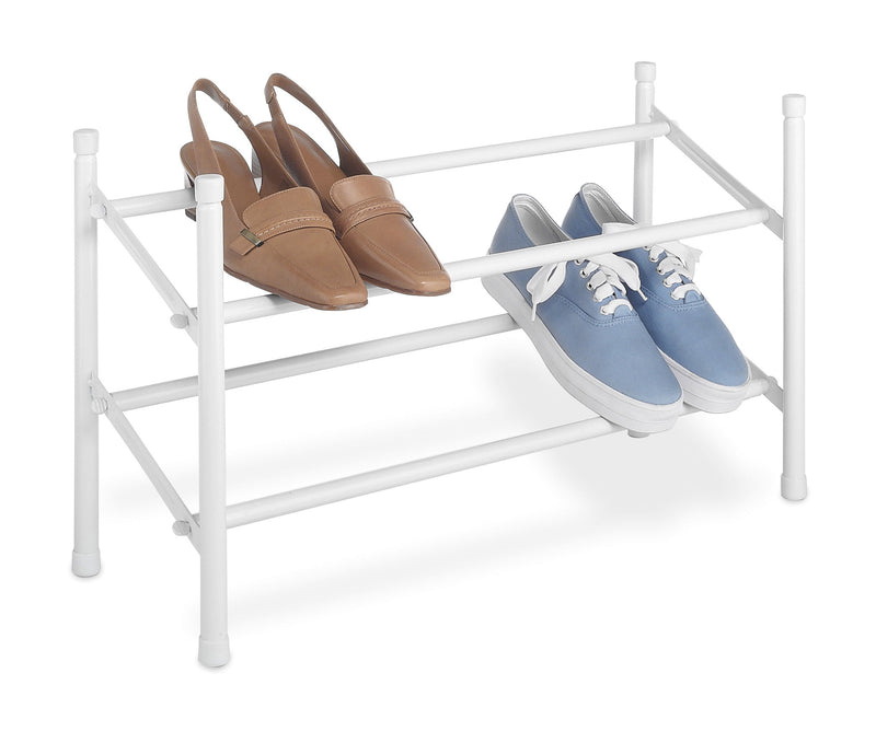 Whitmor 8-3/4 in. H X 24 in. W X 14 in. L Steel Expanding and Stacking Shoe Rack